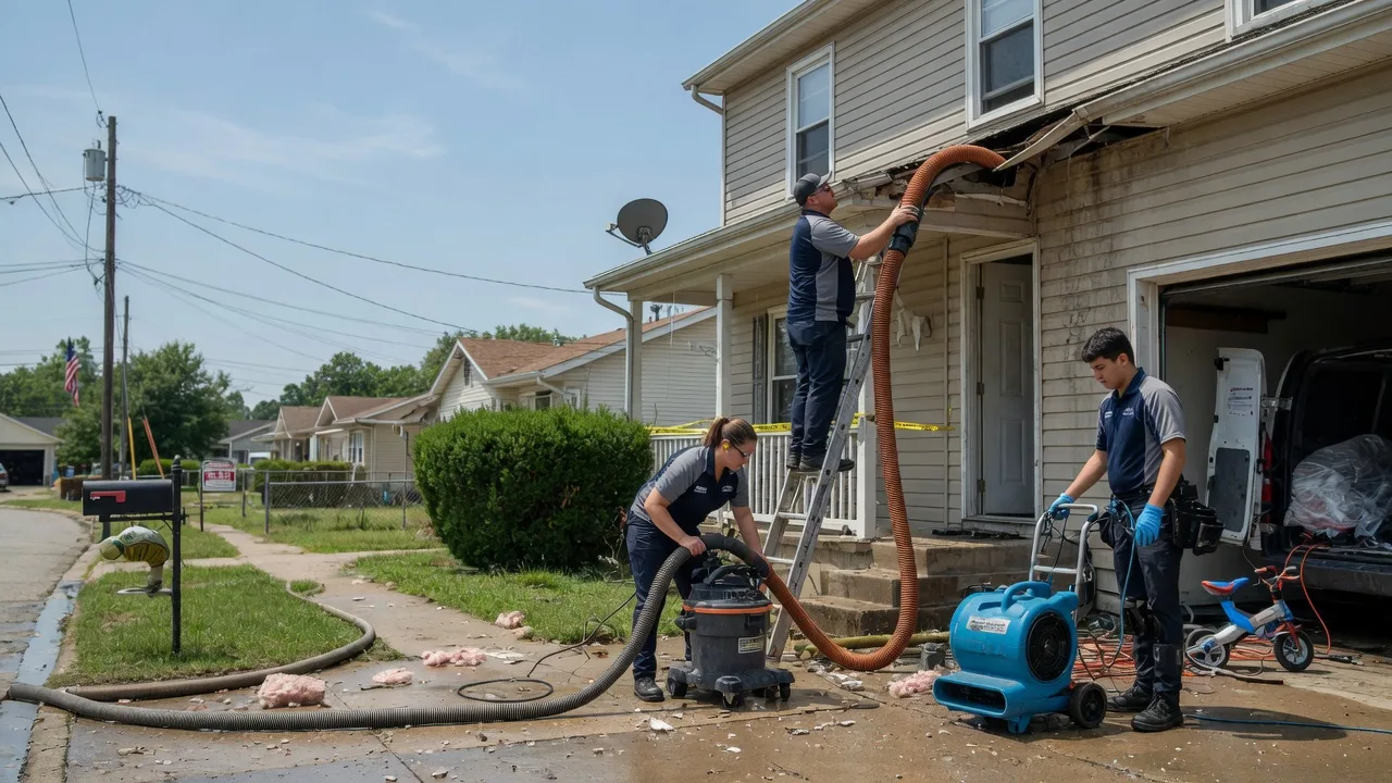 Water Damage Restoration in Hudgins, VA near me